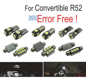 KIT 12 LAMPADE LED INTERNE PER MINI COOPER CABRIO 