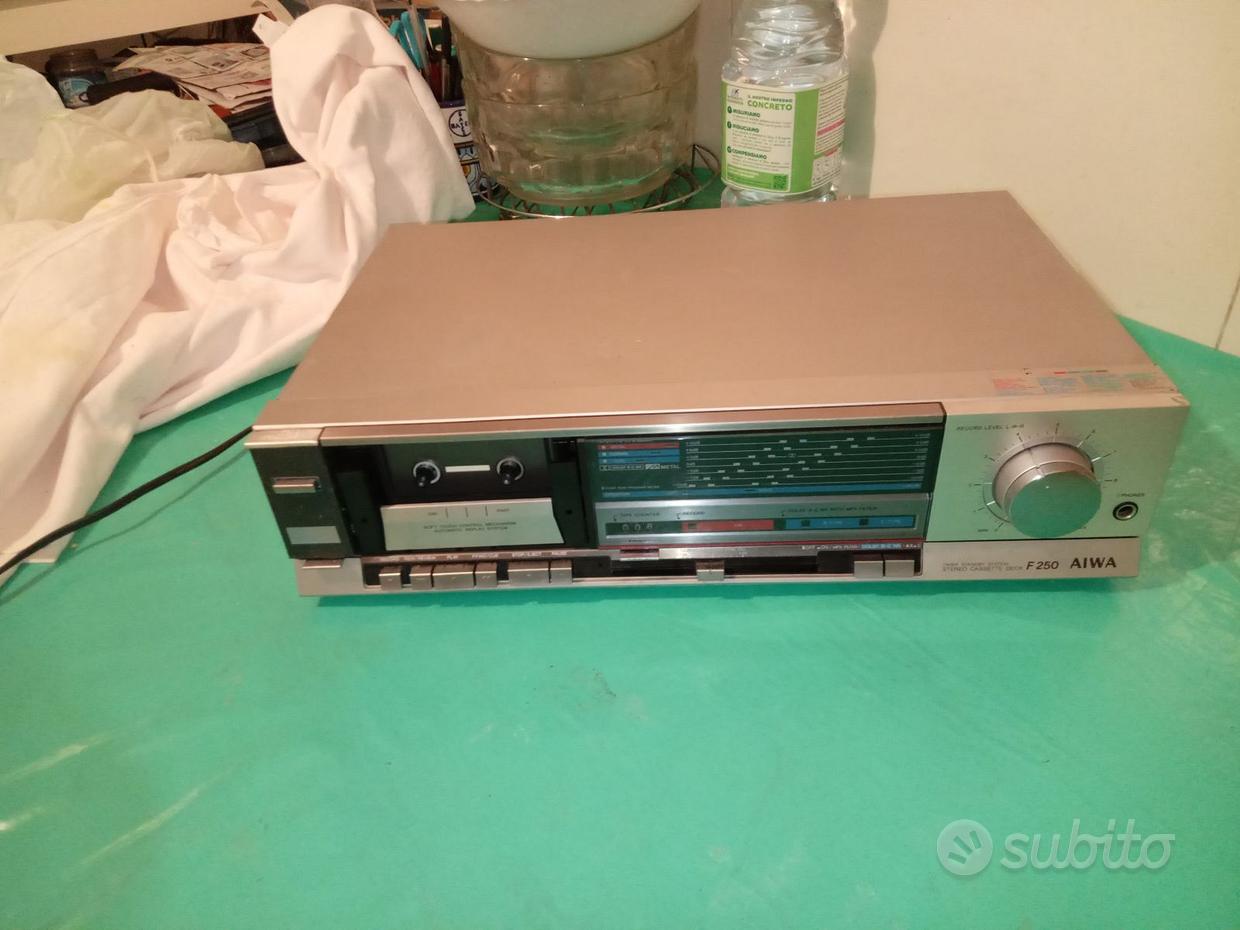 Piastra a Cassetta Akay Gs 30 D Usata Vintage Non Funzionante