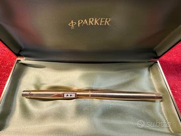 "Parker 180 placcata oro, pennino reversibile...