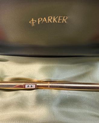 "Parker 180 placcata oro, pennino reversibile...