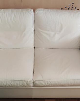 Divano letto in pelle 