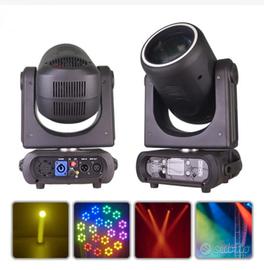 Beam Spot Led 250W con Ring RGB Prisma 18 Rainbow 