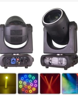 Beam Spot Led 250W con Ring RGB Prisma 18 Rainbow 