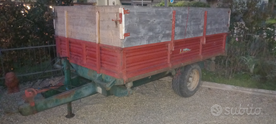 Rimorchio carrello agricolo zaccaria 50 qli