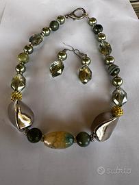 set collana e orecchini