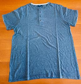 T-shirt Kiabi grigia scuro XL - a Bottoni