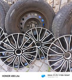 cerchi 18 pollici, copricerchi e gomme 