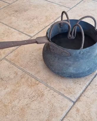 Antico Scaldaletto da Culla / Braciere d'Epoca