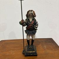 Portacandela cane British Style