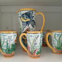 - Set boccali birra 7 pezzi usato rarissimamente