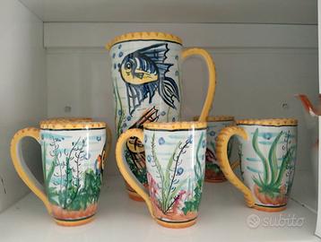 - Set boccali birra 7 pezzi usato rarissimamente