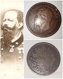 10 Centesimi 1866, Vittorio Emanuele II° di Savoia