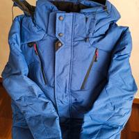 Giacca a vento uomo invernale blu navy taglia Medi