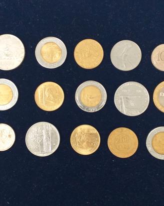 Lotto monete in lire da collezione