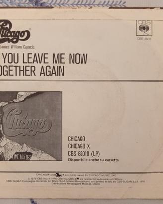 Chicago - If you leave me now / together again