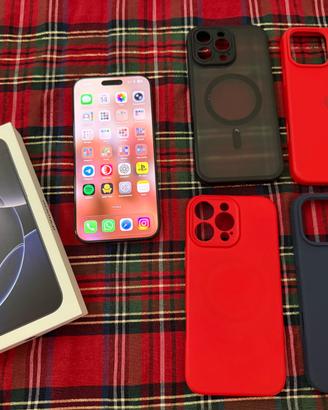 Apple iPhone 16 Pro Max 256Gb nero in garanzia