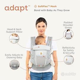 Ergobaby Baby Carrier Adapt Soft Flex Mesh Graphit