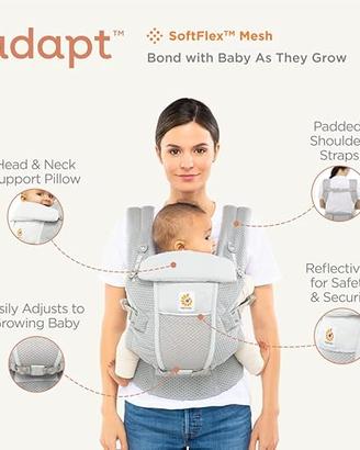 Ergobaby Baby Carrier Adapt Soft Flex Mesh Graphit