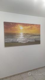 STAMPA SU TELA TRAMONTO SUL MARE