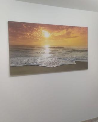 STAMPA SU TELA TRAMONTO SUL MARE