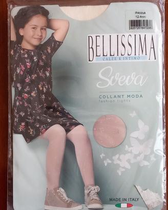 Collant bambina 12 anni panna