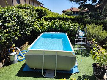 PISCINA INTEX 300x175x80 con FILTRO A SABBIA 