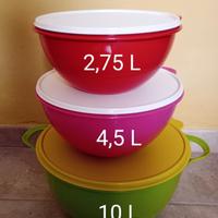 TUPPERWARE Set 3 ciotole con sigillo ermetico