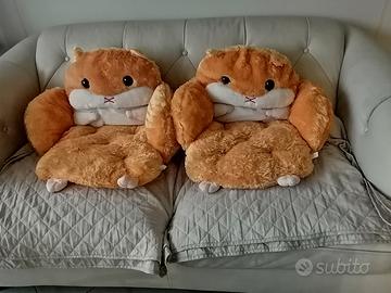 cuscino poltroncina a forma di criceto 