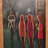 Fantuzzi Eliano, olio su tela 