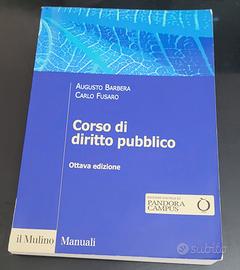 Corso di diritto pubblico, Barbera-Fusaro, 8° ediz