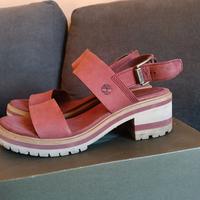 Sandali Timberland scatola tacco numero 40 pelle