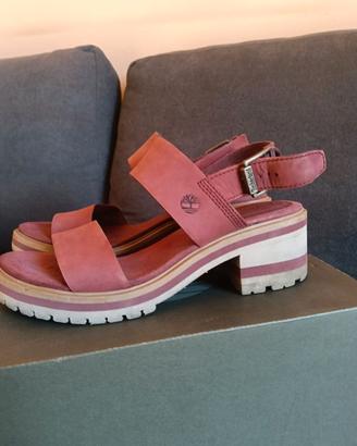 Sandali Timberland scatola tacco numero 40 pelle