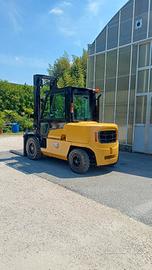 Muletto caterpillar mitsubishi 50 quintali diesel