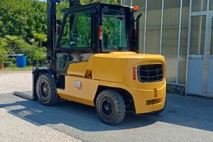 Muletto caterpillar mitsubishi 50 quintali diesel