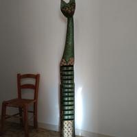gatto totem vintage 