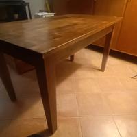 Tavolo rustico legno  cassetto 80x140 altezza 78