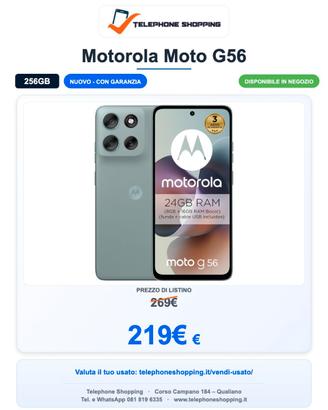Motorola Moto G56 8/256GB Nuovo
