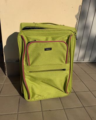 Trolley Cabina Carpisa verde lime 2 ruote