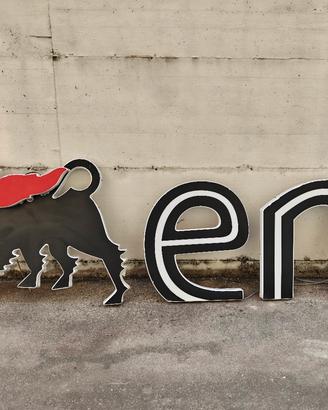 Insegna luminosa Eni Carburanti Vintage Originale 