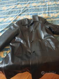 giaccone imbottito similpelle 