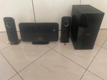 Sistema Home Theater Philips 2.1 con Subwoofer
