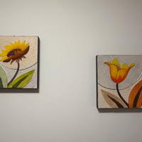 Quadri Artitalia 35x35 con soggetti floreali
