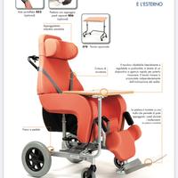 Carrozzina poltrona basculante