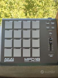 AKAI mpd18 MIDI controller