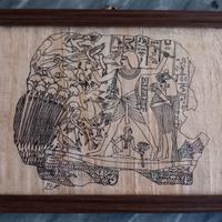 Dipinto su papiro egiziano