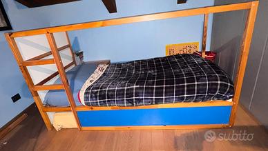letto reversibile singolo- KURA 90×200
