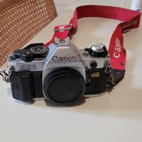 Fotocamera Canon AE-1 PROGRAM + obiettivi e flash