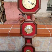 orologio con barometro e termometro a parete