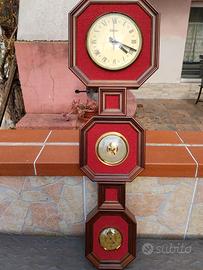 orologio con barometro e termometro a parete