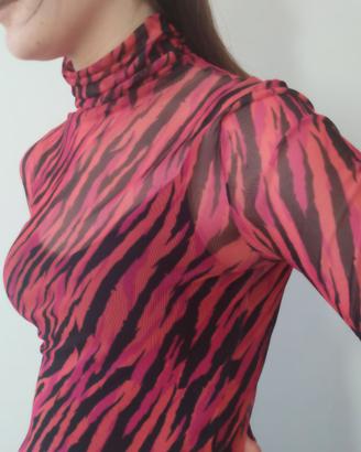 Patrizia Pepe - maglia in tulle stretch tg. 0